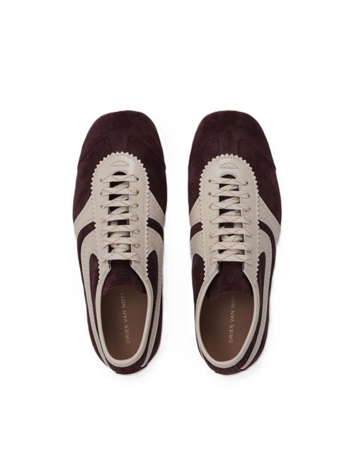 Suede sneakers DRIES VAN NOTEN | 262-021700-0132402 DARK PURPLE